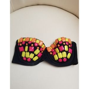 ASOS Bejeweled Bikini Top